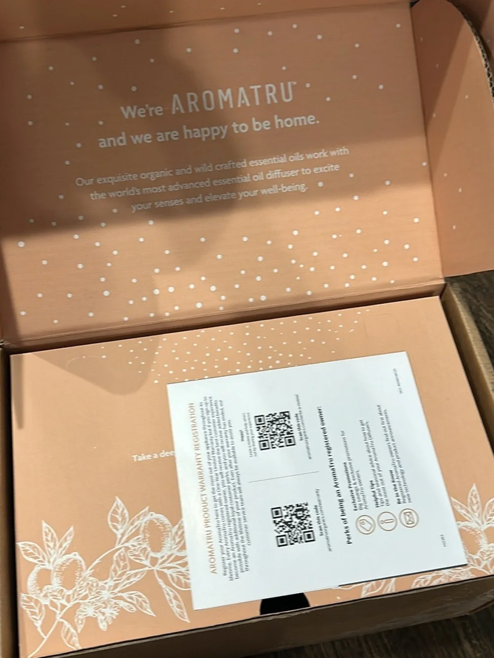 Aromatru Smart Diffuser + comfort collection oils